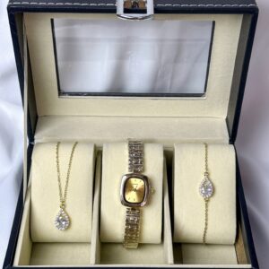 Golden Teardrop Elegance