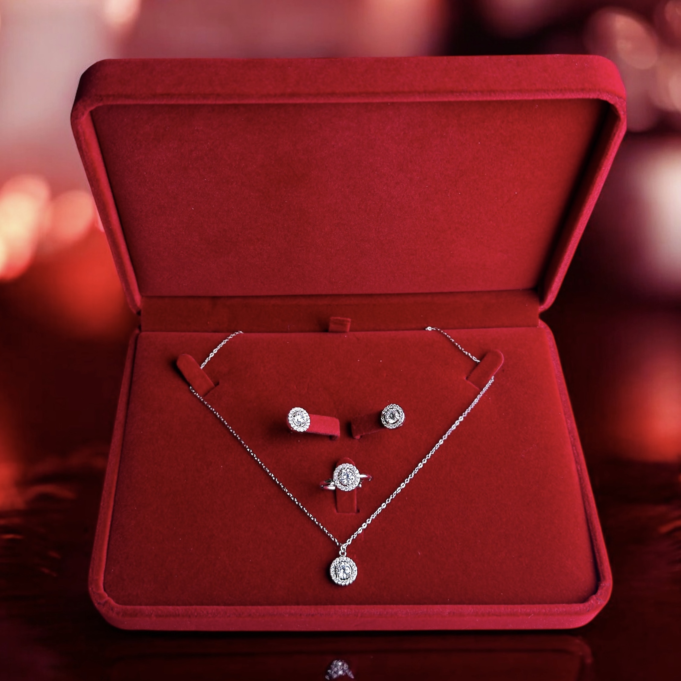 Valentine's oval SILVER