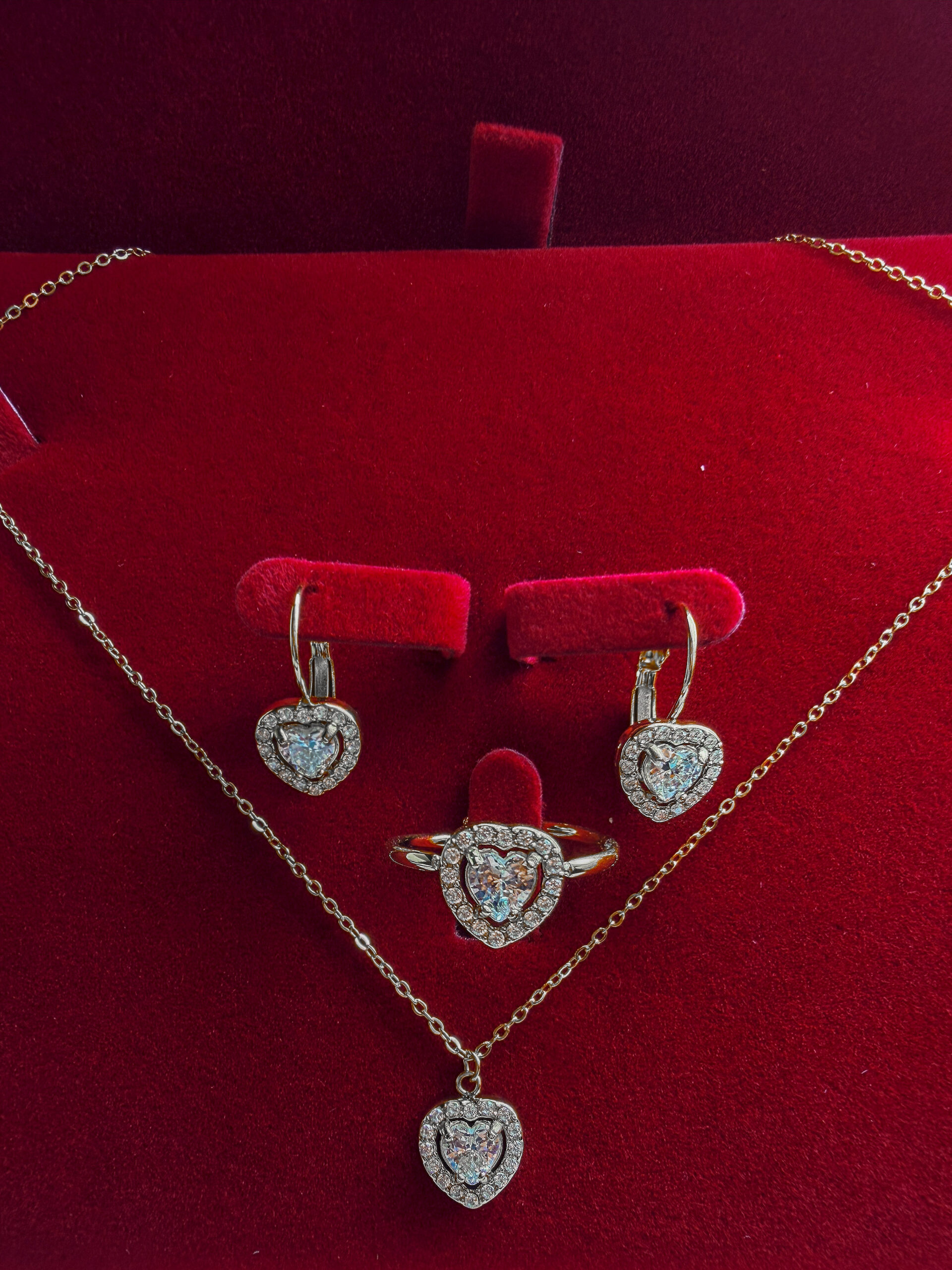 Valentine's heart SILVER - Image 2