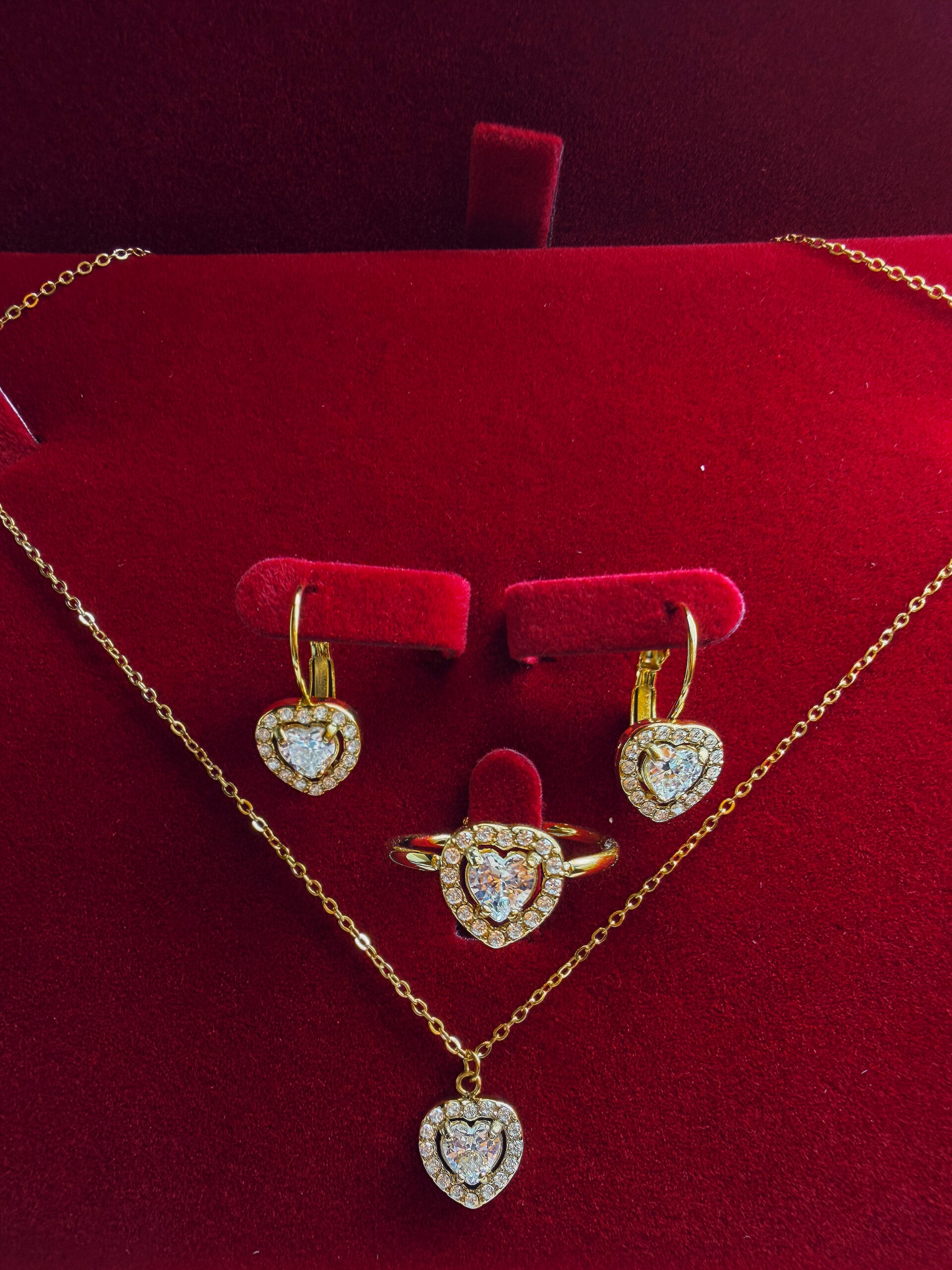 Valentine's heart GOLD - Image 2